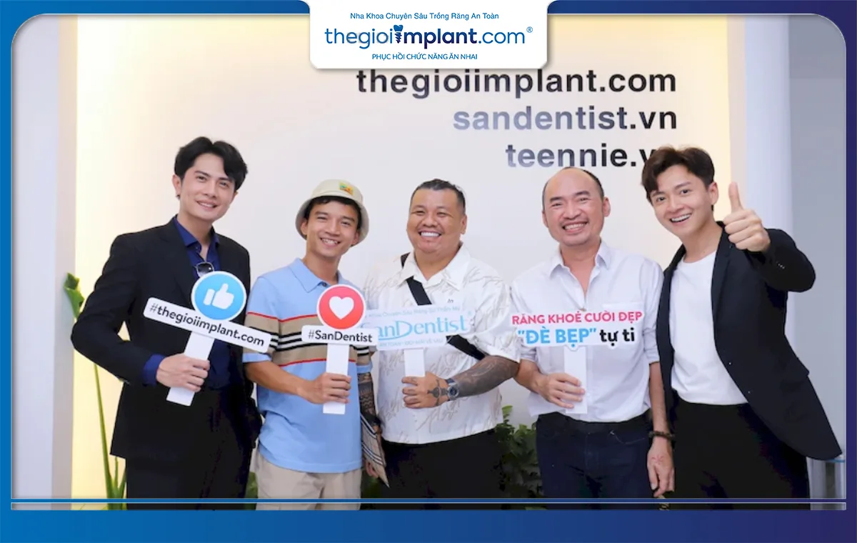 Thegioiimplant.com nhận được sự tin tưởng của các nghệ sĩ nhờ quy trình trồng răng implant khoa học