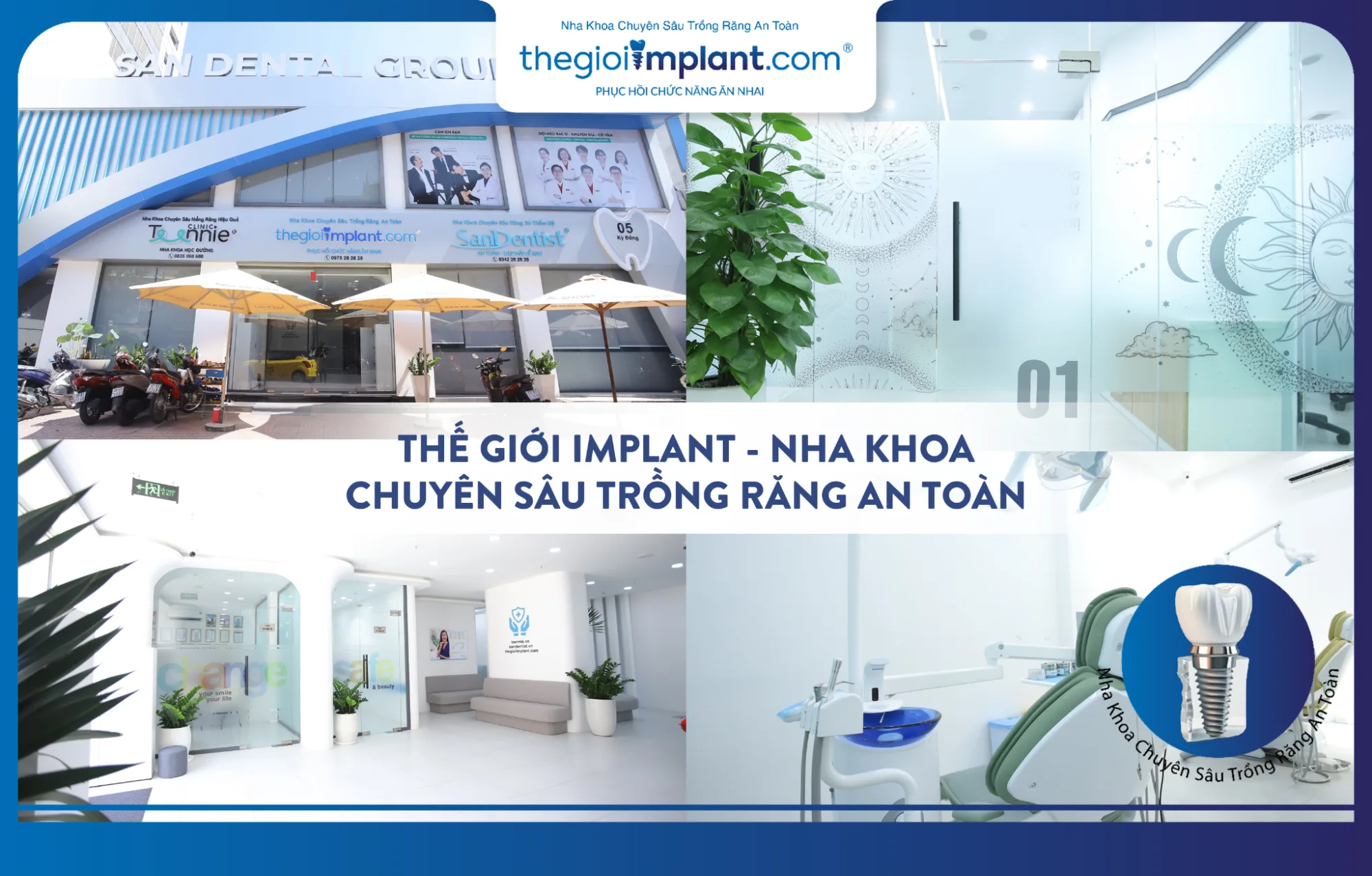 Trung tâm nha khoa hiện đại, vô trùng