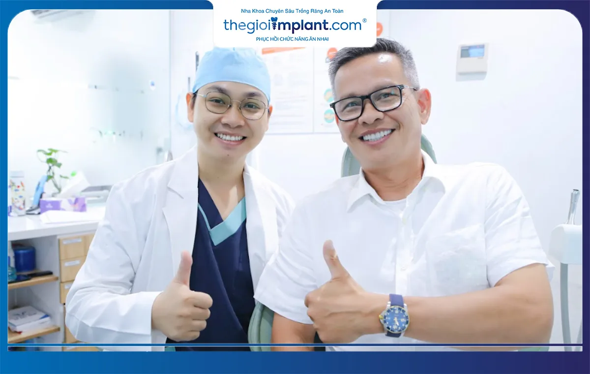Khi thực hiện cấy ghép implant, cần giữ tâm lý thoải mái, tránh căng thẳng