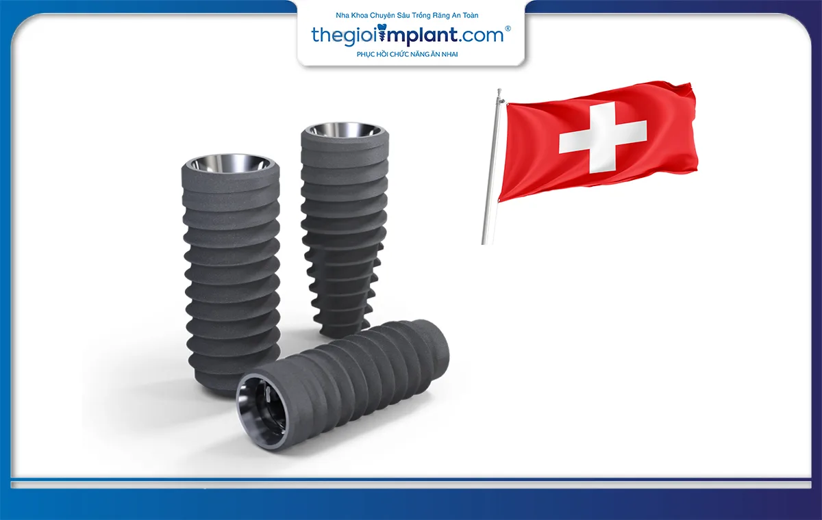 Tìm hiểu thông tin về trụ implant Thụy Sĩ