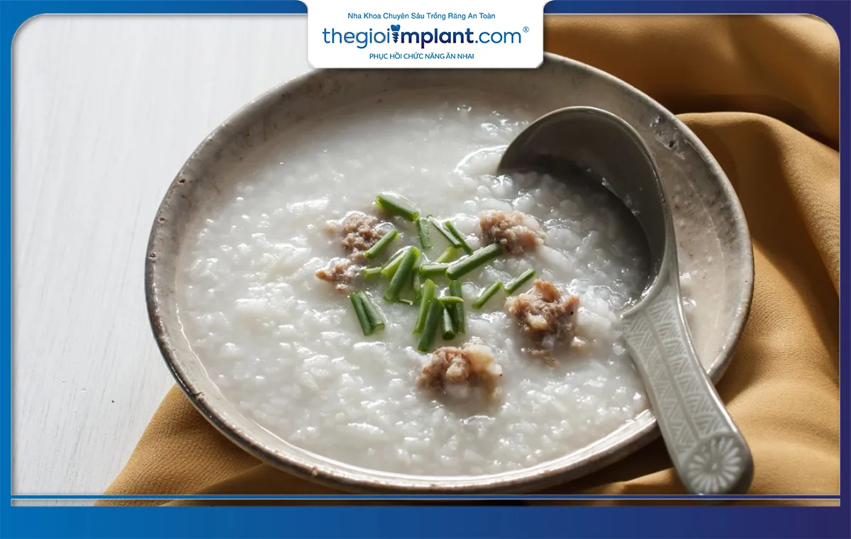 Cháo thịt bằm rất dễ nấu và cũng rất bổ dưỡng