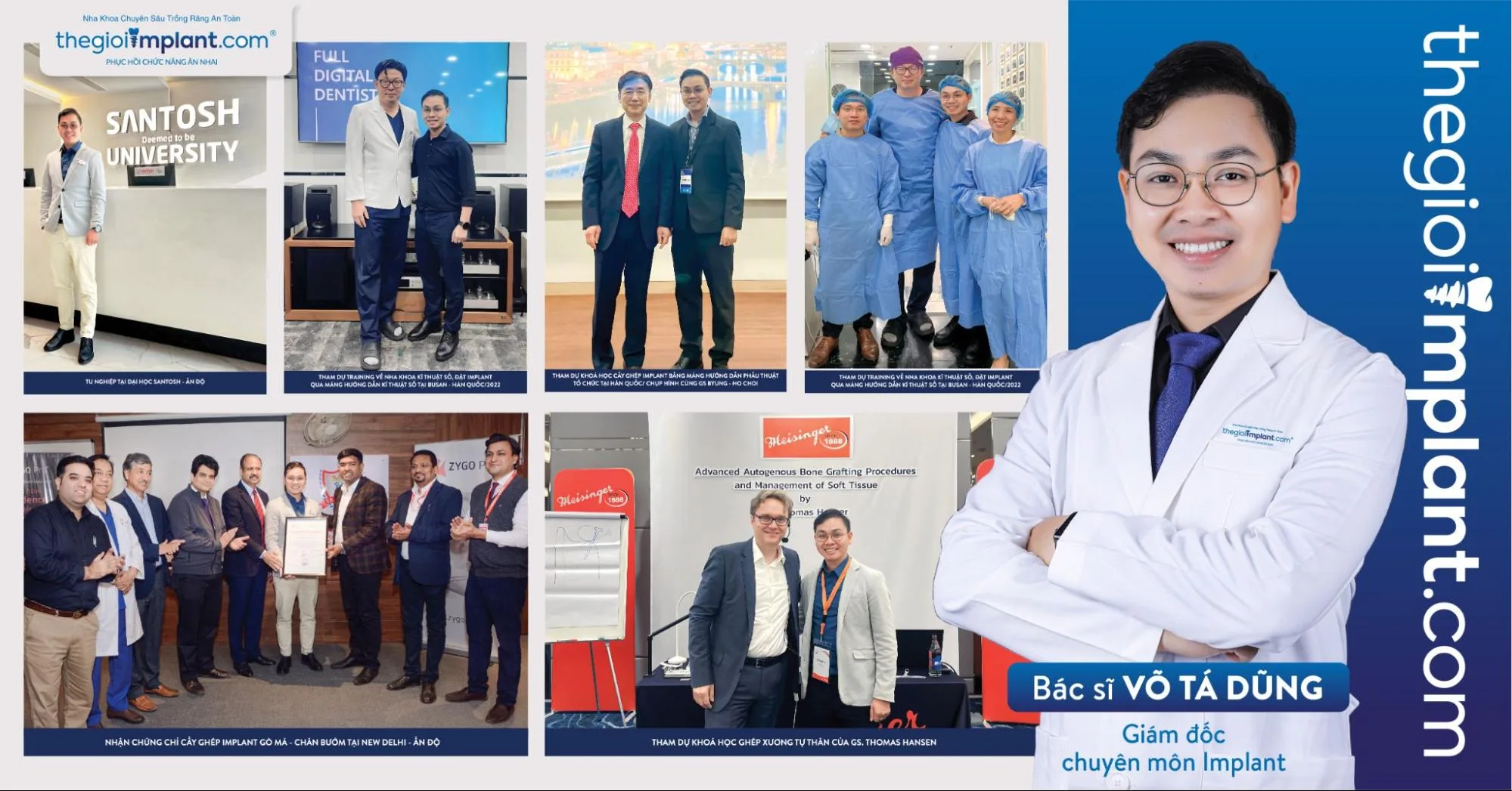 Bác sĩ Võ Tá Dũng - Giám đốc chuyên môn implant tại nha khoa thegioiimplant.com